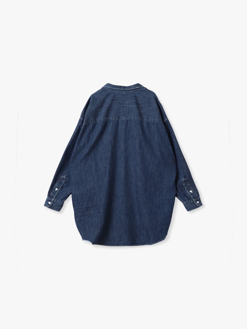 シャーリー イタリアンデニム シャツ 詳細画像 navy 1