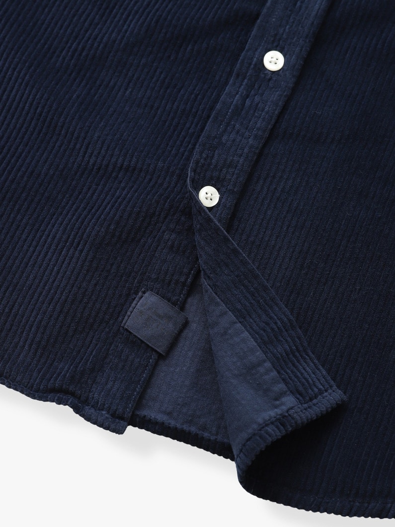 アイリーン イタリアンコーデュロイ シャツ 詳細画像 navy 3