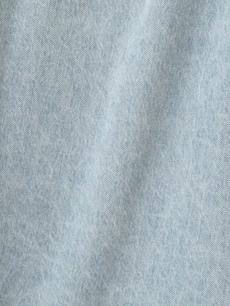 ストーンウォッシュ デニム シャツ 詳細画像 blue 4