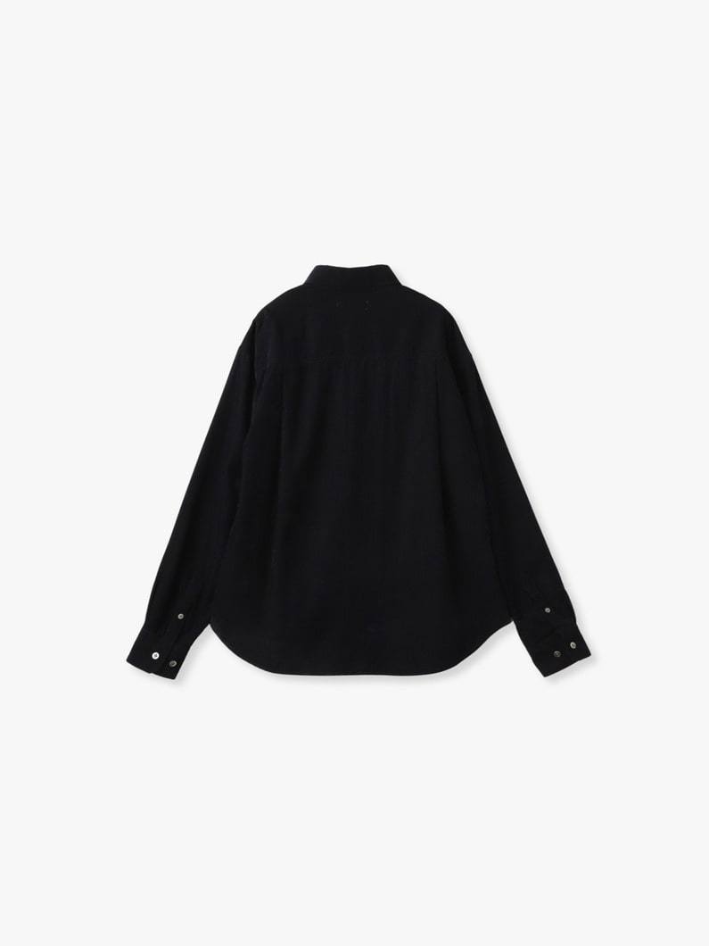コーデュロイ シャツ（アイボリー/ネイビー） 詳細画像 navy 1