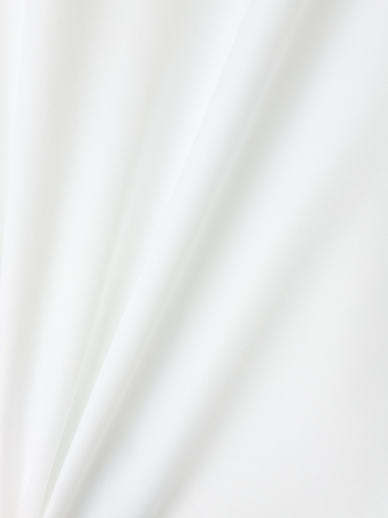 ハイカウント コットン ボウタイ シャツ 詳細画像 white 5
