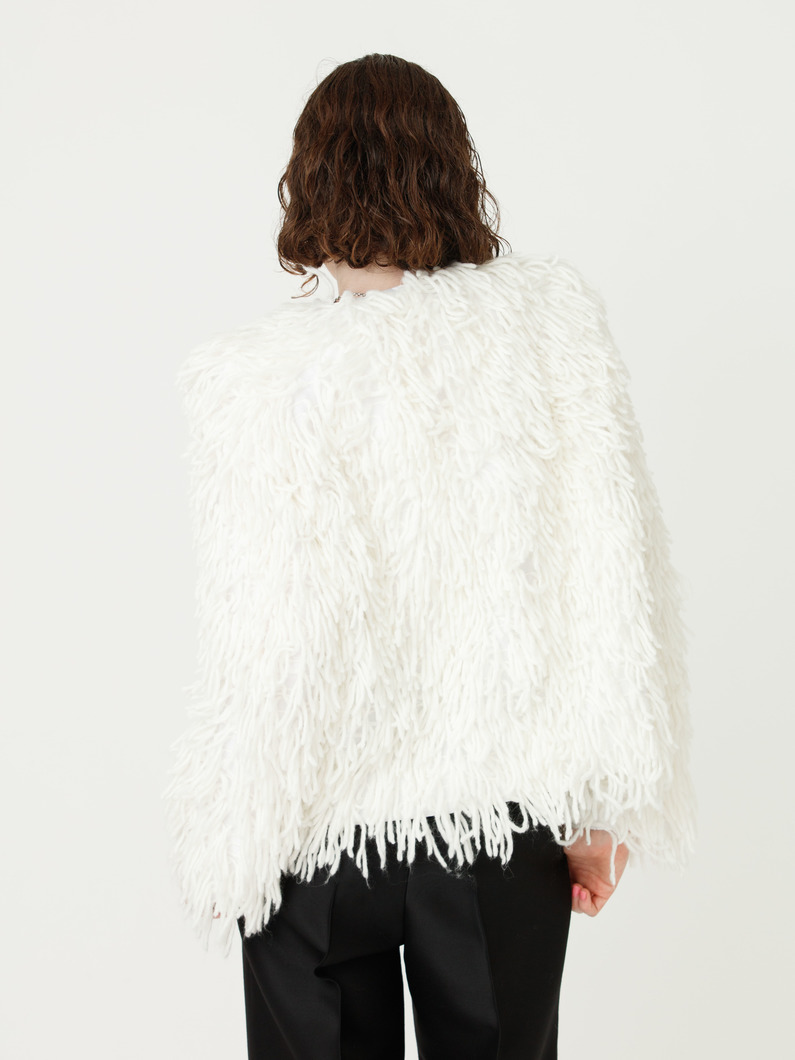フリンジ トップ（プレオーダー） 詳細画像 white 3