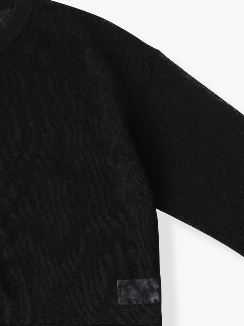 エアリー ニット カーディガン 詳細画像 black 2