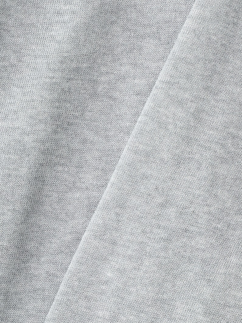 フレンチスリーブ ニット ポロシャツ 詳細画像 gray 3