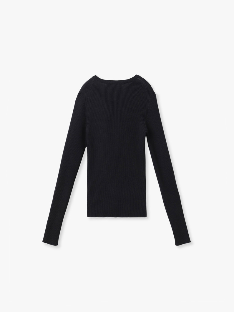 インサイダー ニット トップ 詳細画像 navy 1