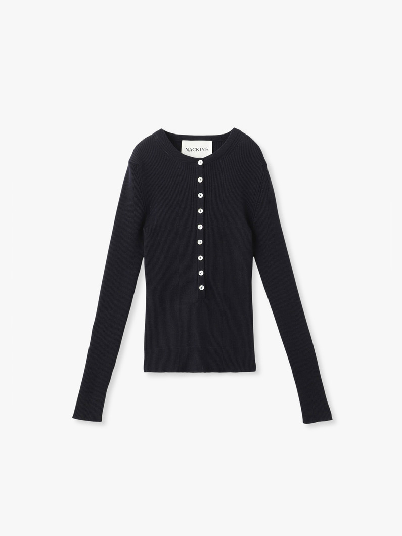インサイダー ニット トップ 詳細画像 navy 4