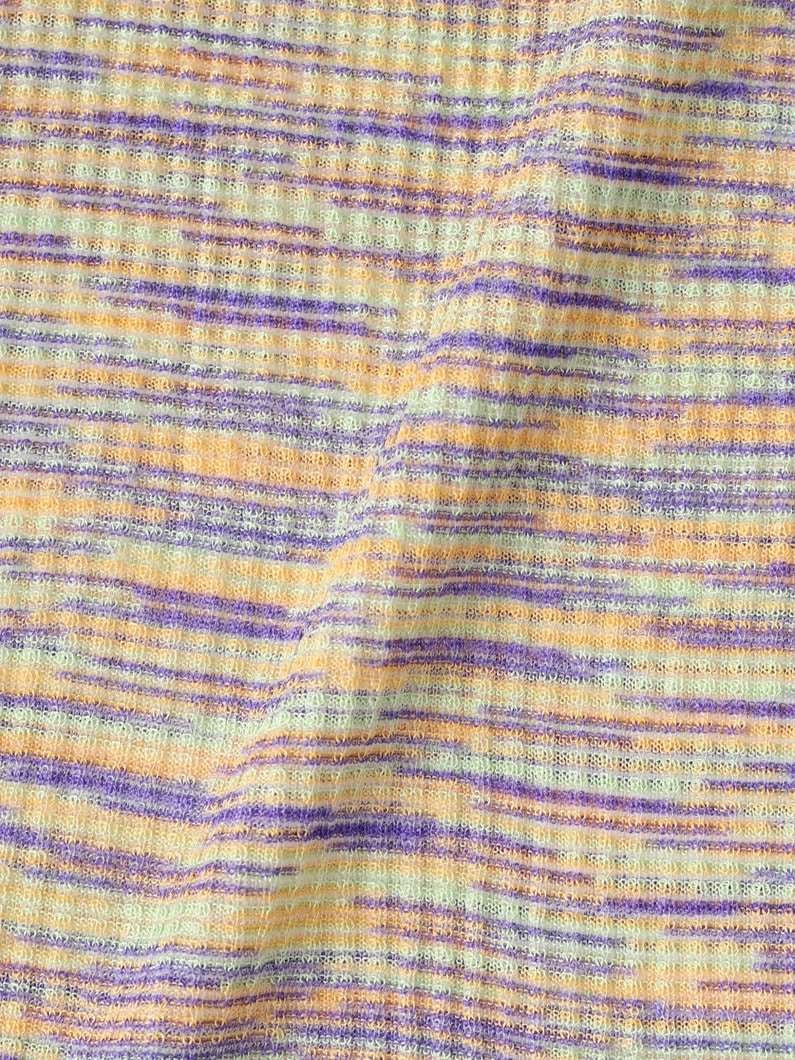 シアー リブニット トップ 詳細画像 purple 3