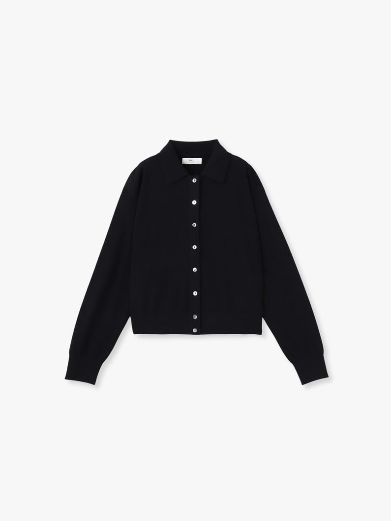 ウォッシャブル ニット カーディガン 詳細画像 navy 5