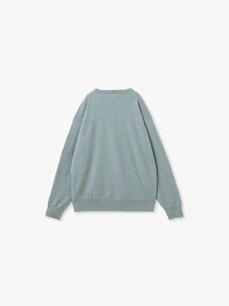 エイプリル カシミア クルーネック プルオーバー  詳細画像 navy 1
