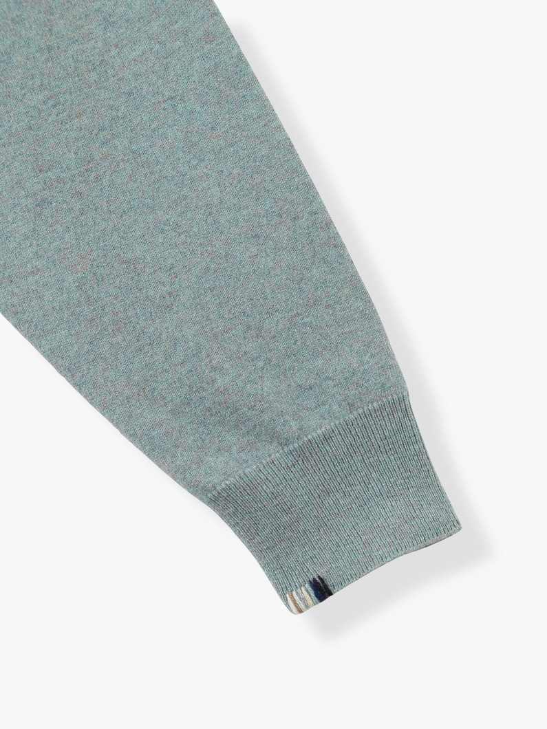 エイプリル カシミア クルーネック プルオーバー  詳細画像 navy 3