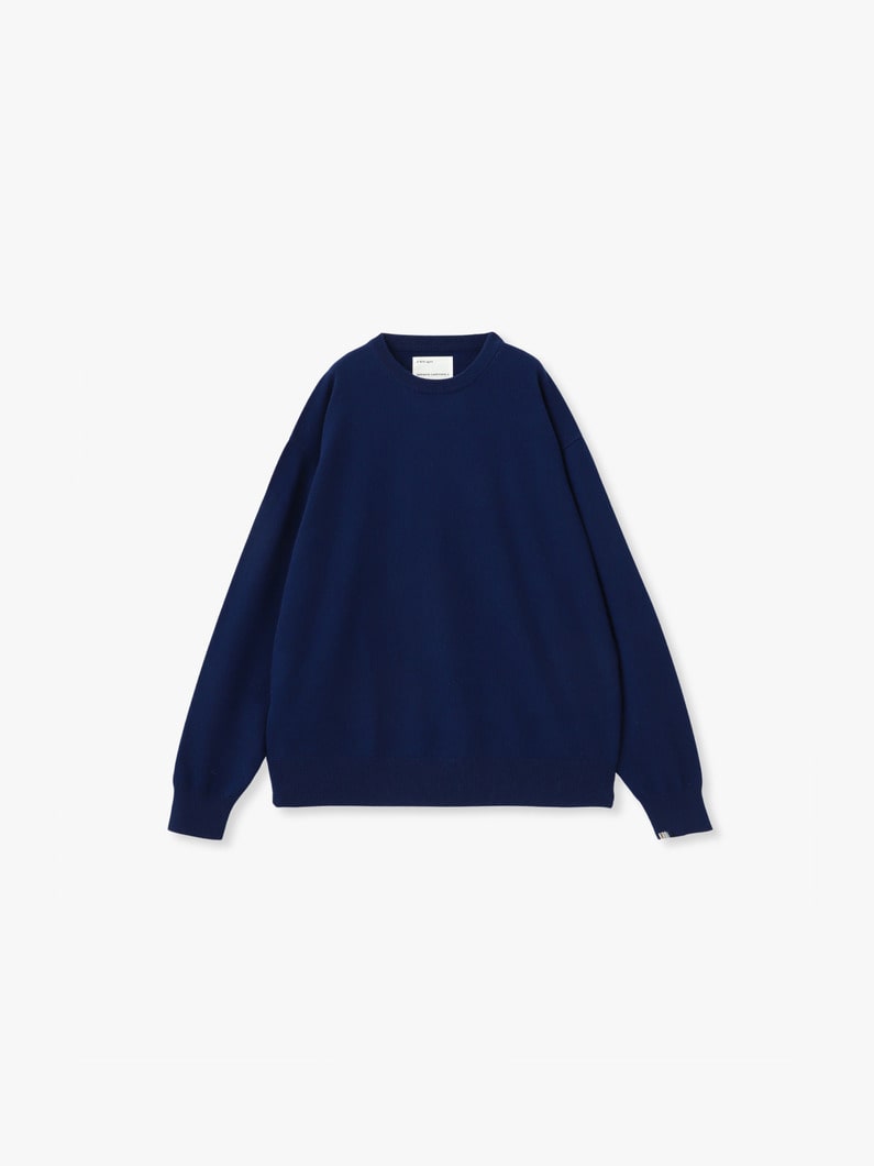 エイプリル カシミア クルーネック プルオーバー  詳細画像 navy 1