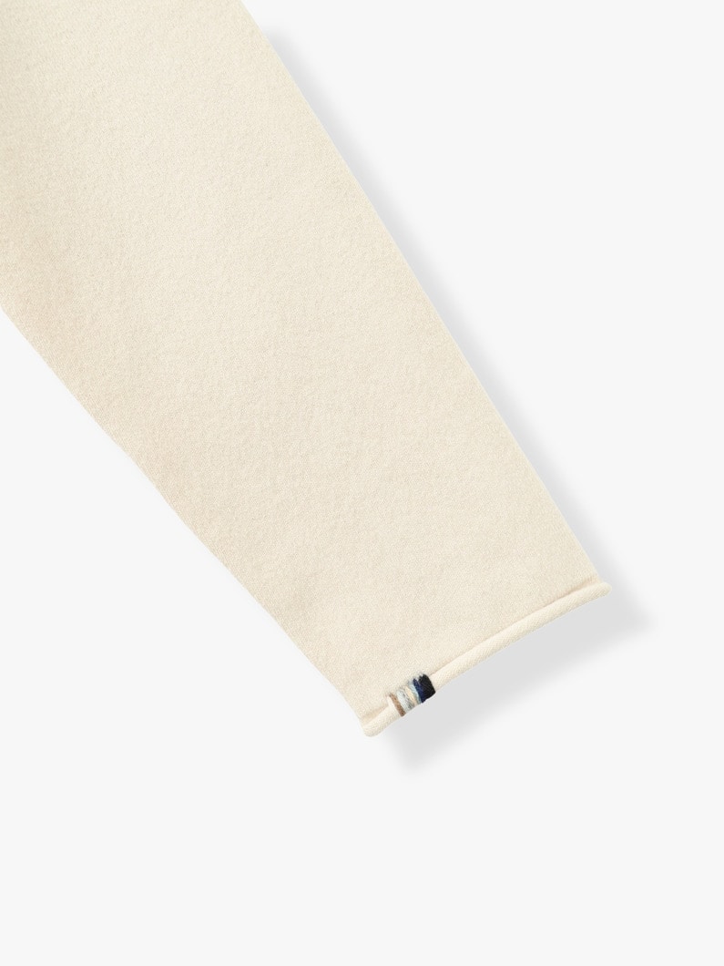 パオロ カシミアナイロン ニットトップ 詳細画像 white 3