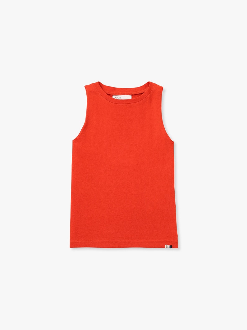 ピップ コットンカシミア スリーブレス トップ 詳細画像 red
