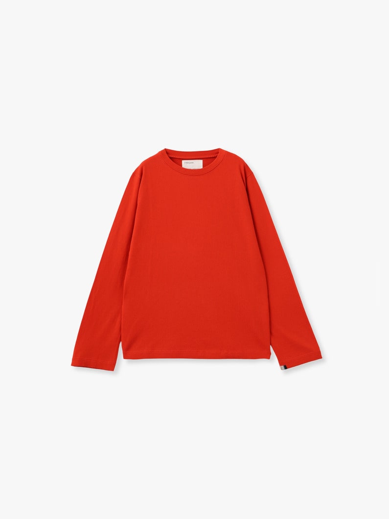 ジョーンズ コットンカシミア ロングスリーブ ティー 詳細画像 red 1
