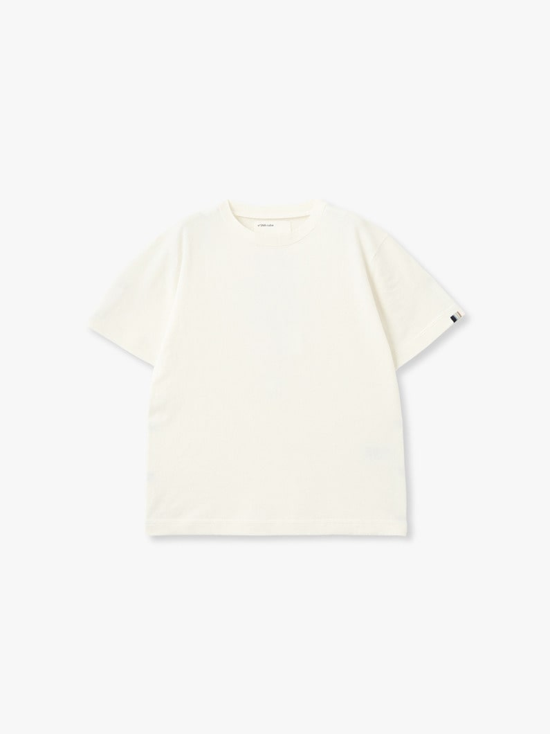 キューバ コットンカシミア ティー 詳細画像 white