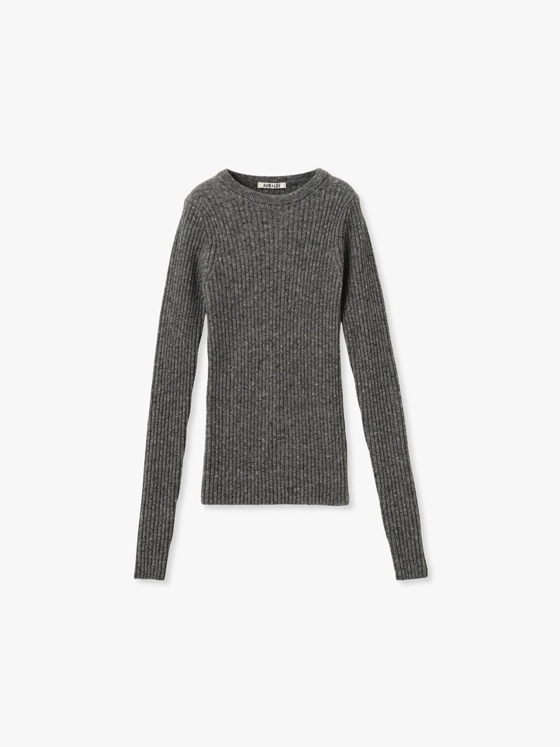 カシミア ネップ ニット プルオーバー 詳細画像 gray 1