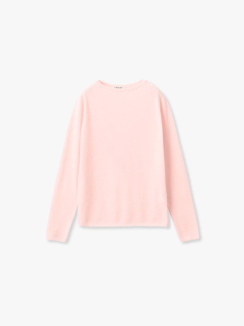 ハイゲージ ソフトカシミヤ ニット プルオーバー 詳細画像 light pink 1