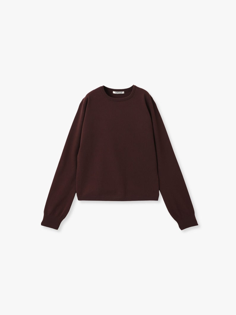 ハイツイスト ウール クルーネック ニット プルオーバー 詳細画像 brown 1
