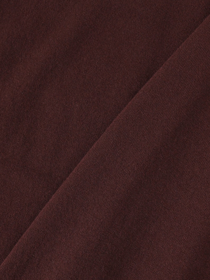 ハイツイスト ウール Vネック ニット プルオーバー 詳細画像 brown 3