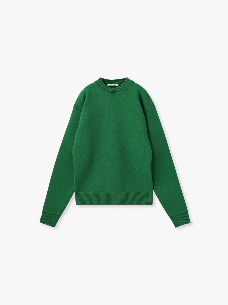スーパーファインウール ニット プルオーバー 詳細画像 green 1
