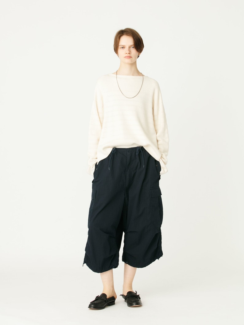 シルク バスク ニット トップ 詳細画像 ivory 4
