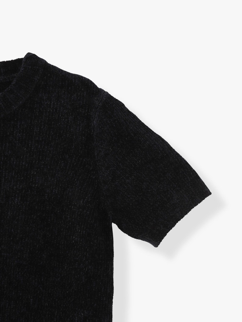 シルク モール ニット トップ 詳細画像 navy 2