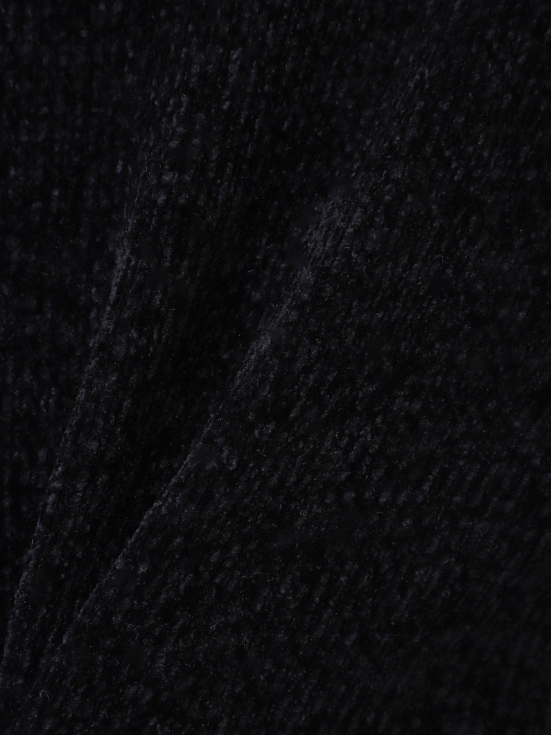 シルク モール ニット トップ 詳細画像 navy 3