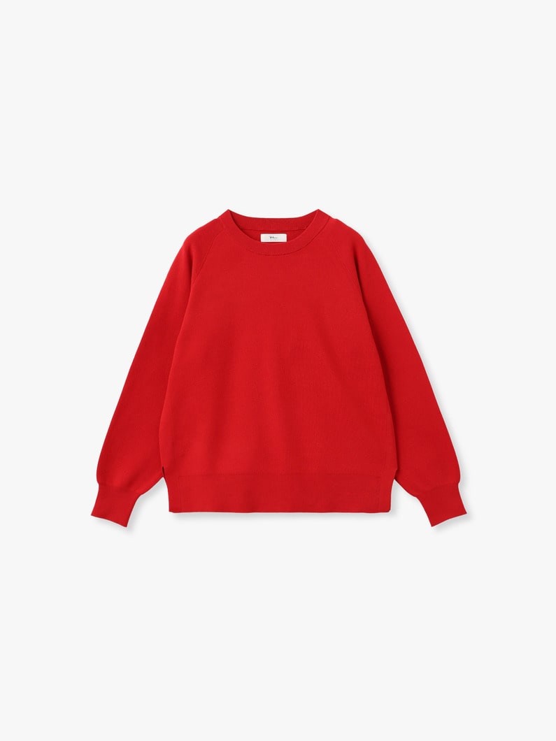 エアーコットン スムース ニット プルオーバー 詳細画像 red 4
