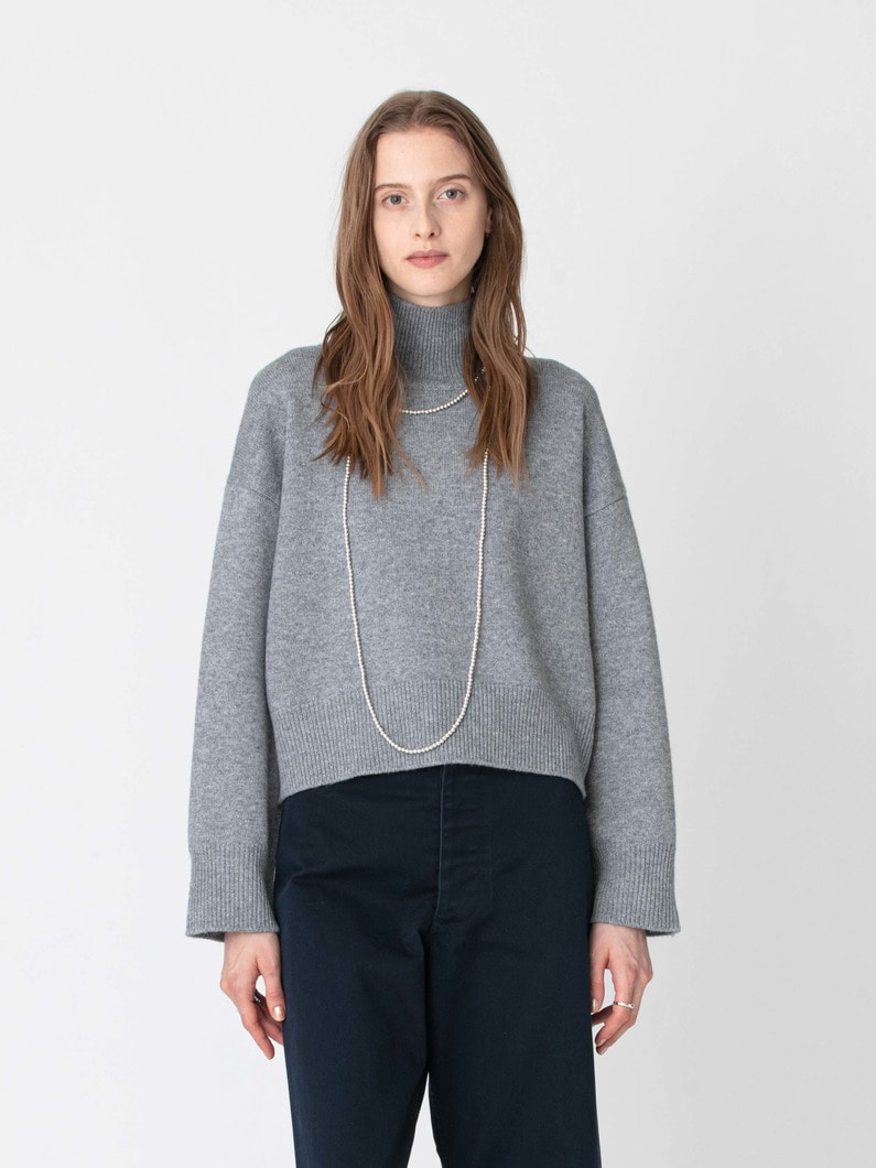 イーニッド ウール ニット プルオーバー 詳細画像 light gray 2