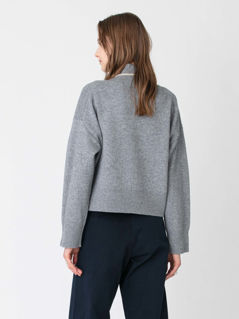 イーニッド ウール ニット プルオーバー 詳細画像 light gray 3