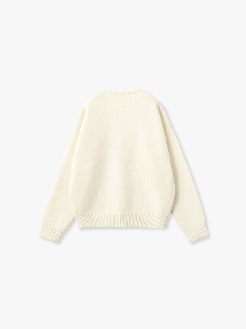 クレオ メリノウール ニット プルオーバー 詳細画像 ivory 1