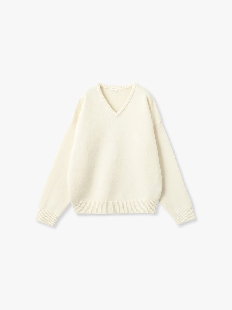 クレオ メリノウール ニット プルオーバー 詳細画像 ivory 1