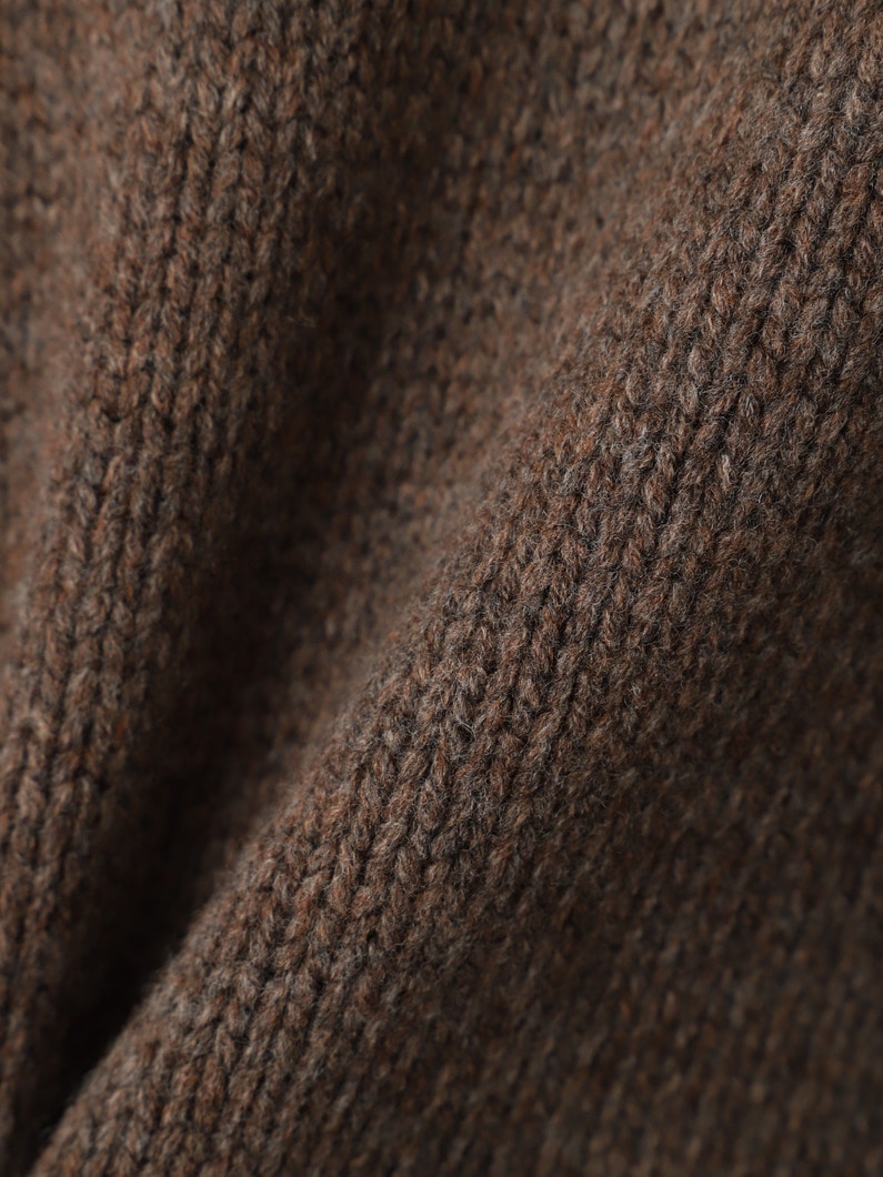 モウド ウール ニット プルオーバー 詳細画像 light brown 4