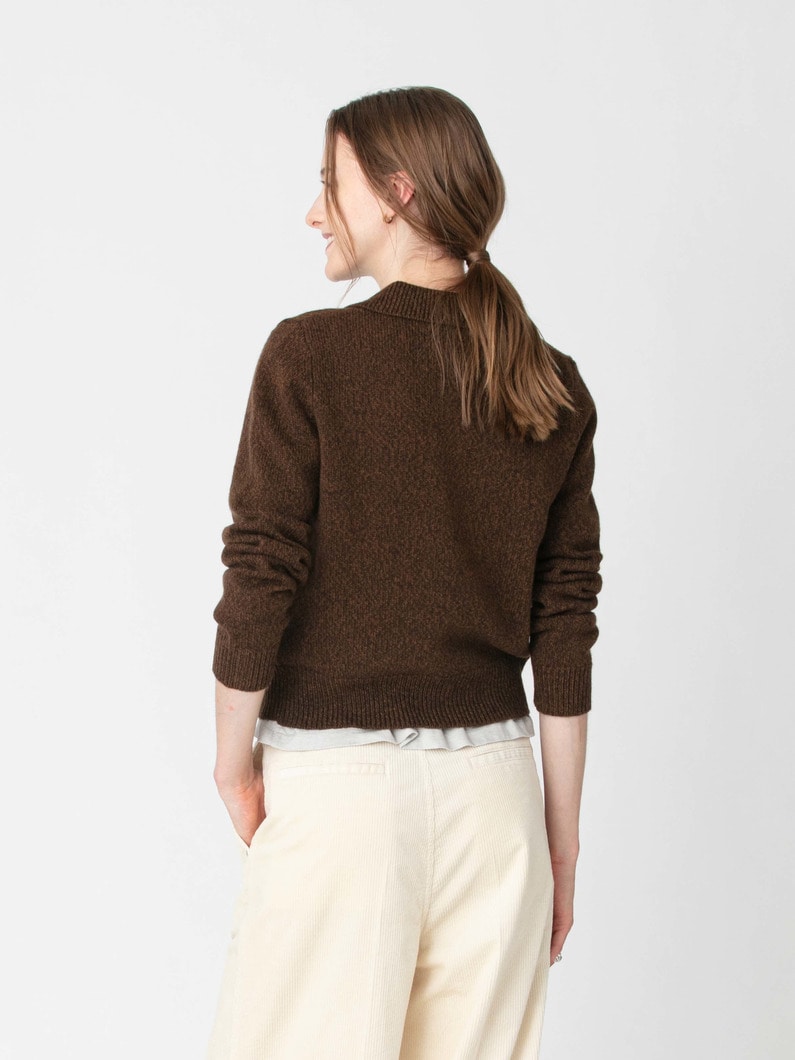 エストーレ ポロニット トップ 詳細画像 brown 3