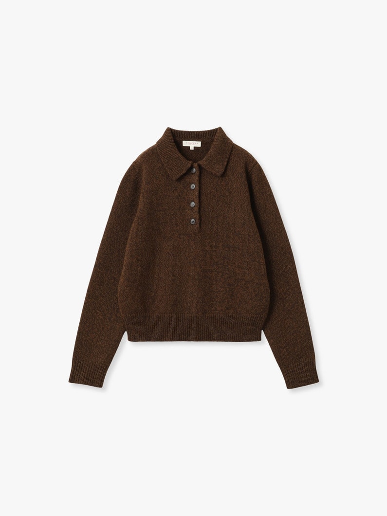 エストーレ ポロニット トップ 詳細画像 brown 4