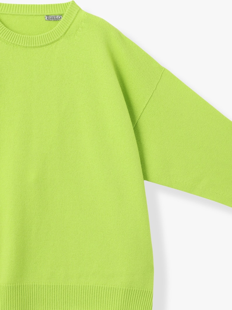 カリアッジ ニット プルオーバー（グリーン） 詳細画像 green 2