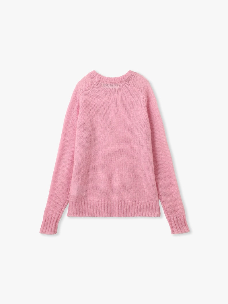 モヘア ニット プルオーバー 詳細画像 pink 1