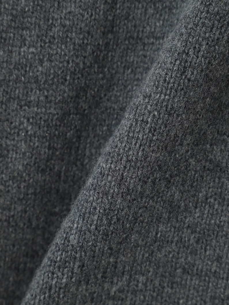 ジャン カシミア ポロ ニットトップ 詳細画像 gray 4