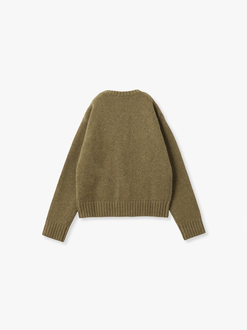 オールディー カシミア ニット プルオーバー 詳細画像 dark brown 1