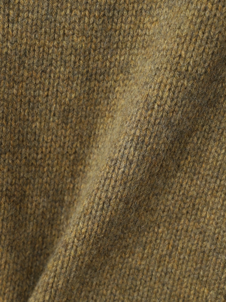 オールディー カシミア ニット プルオーバー 詳細画像 dark brown 4