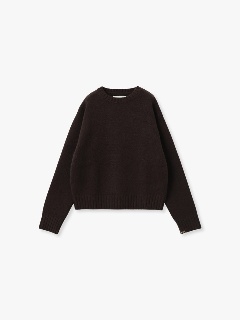 オールディー カシミア ニット プルオーバー 詳細画像 dark brown 1