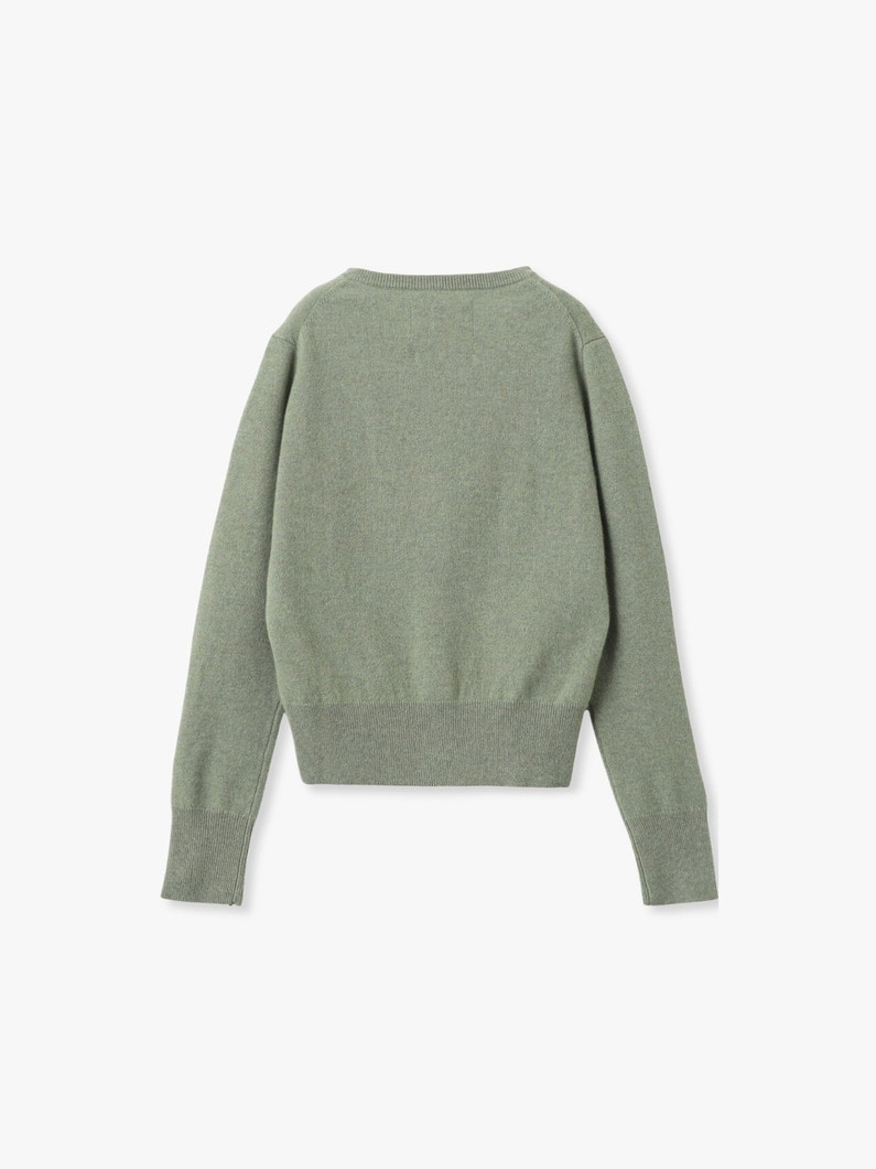 ドロテア カシミア スクープネック ニット カーディガン 詳細画像 navy 1