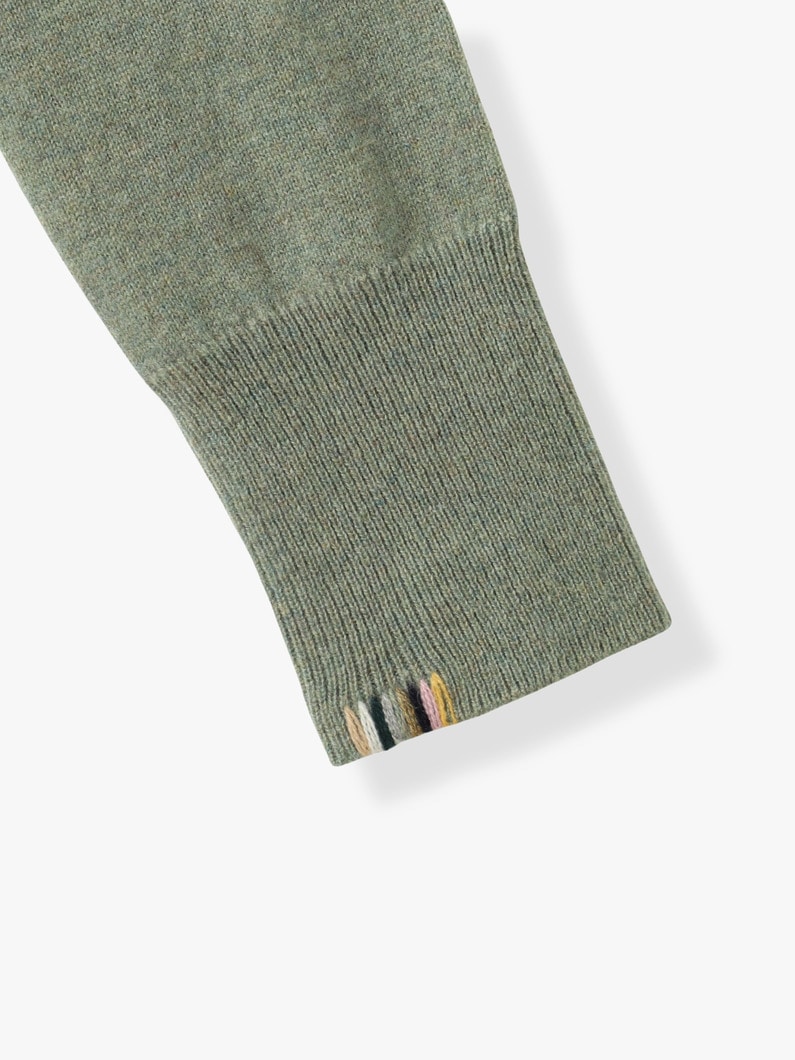 ドロテア カシミア スクープネック ニット カーディガン 詳細画像 navy 3