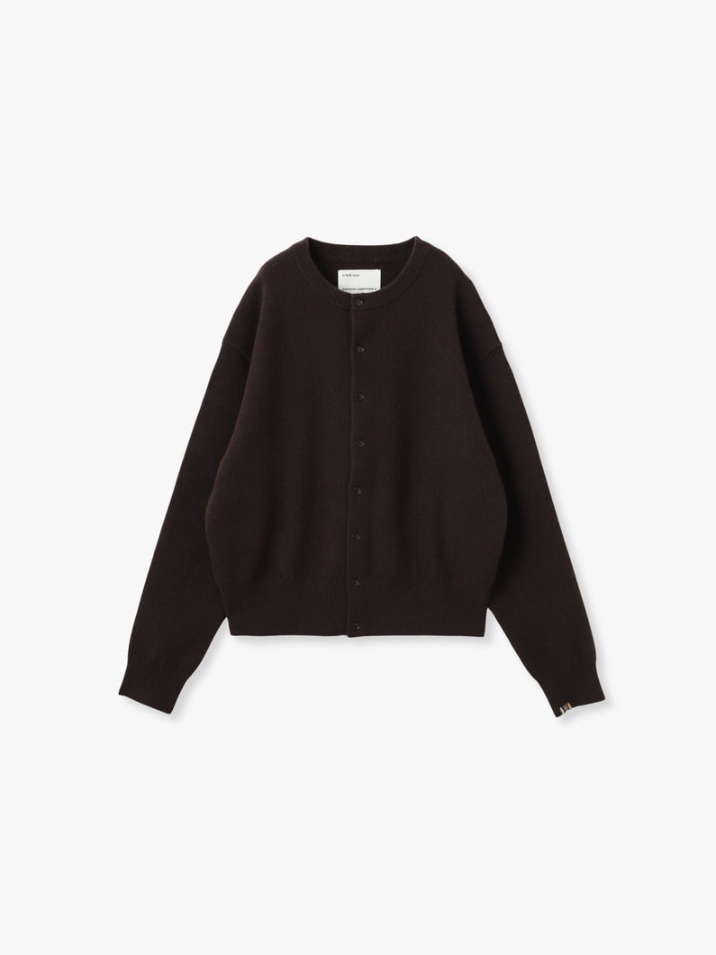 ルーチェ ニット カーディガン 詳細画像 dark brown
