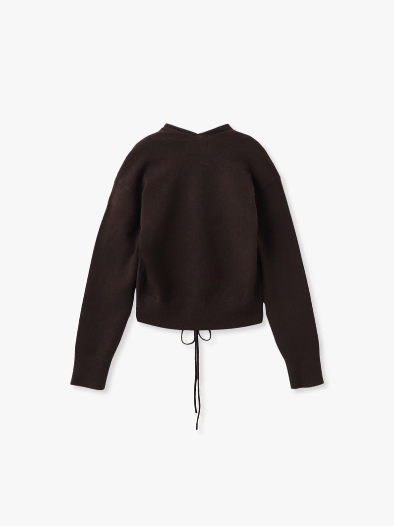 エラ Vネック ニット カーディガン｜extreme cashmere(エクストリーム