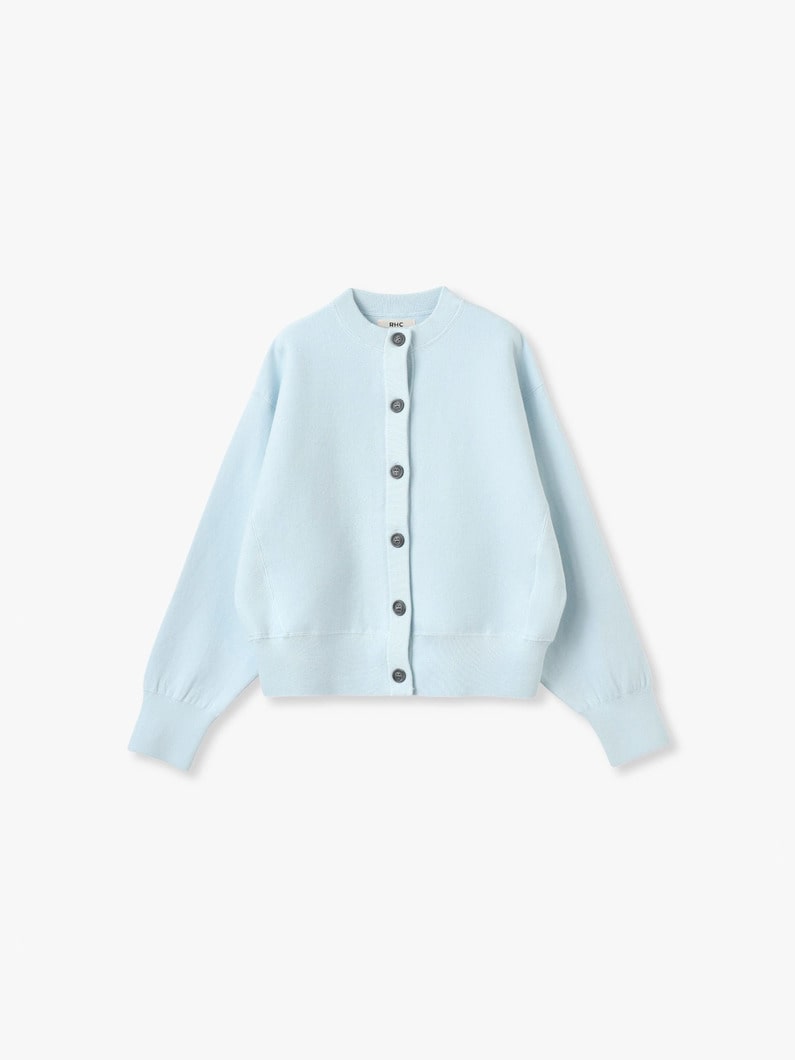 コットン カシミア カーディガン 詳細画像 light blue 4