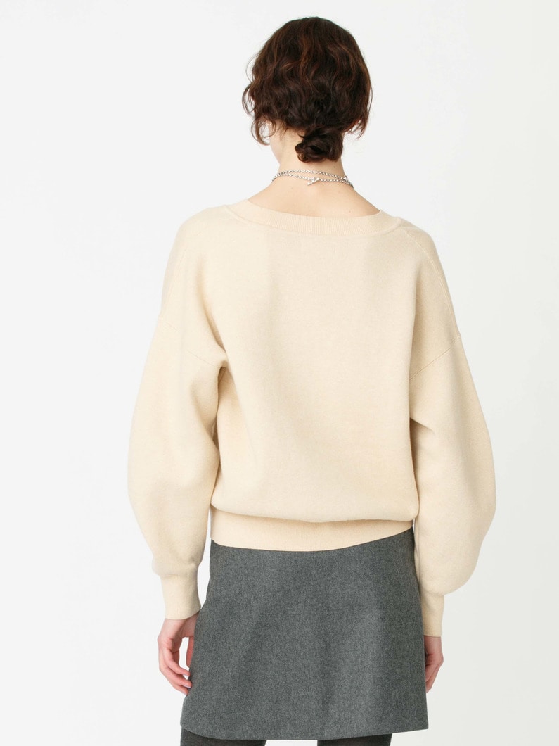 コットン カシミア プルオーバー 詳細画像 beige 2