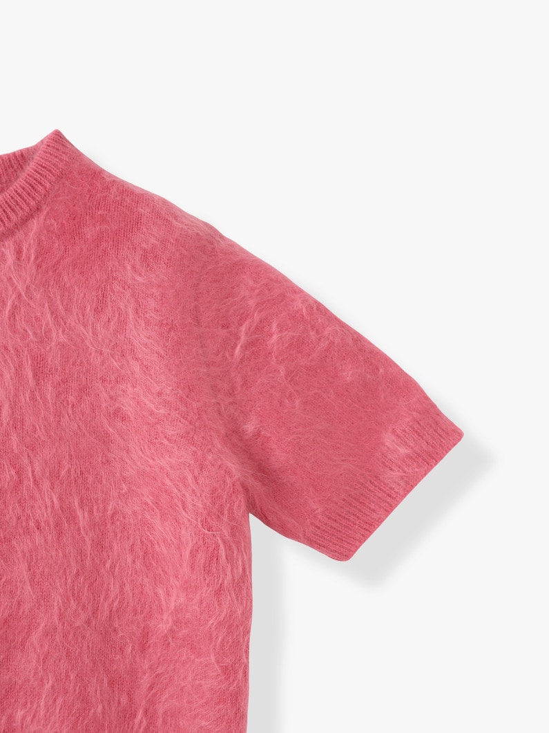 カシミア ファー ニットトップ 詳細画像 pink 2