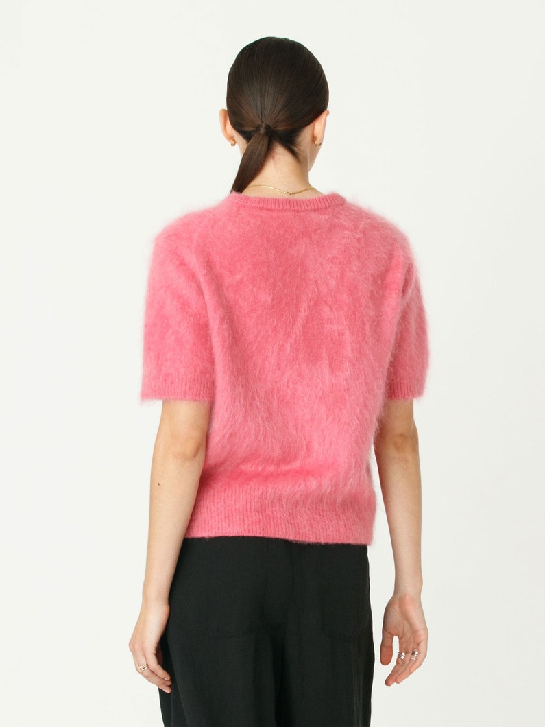 カシミア ファー ニットトップ 詳細画像 pink 3