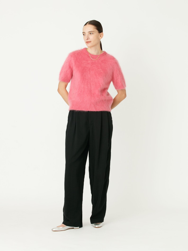 カシミア ファー ニットトップ 詳細画像 pink 4